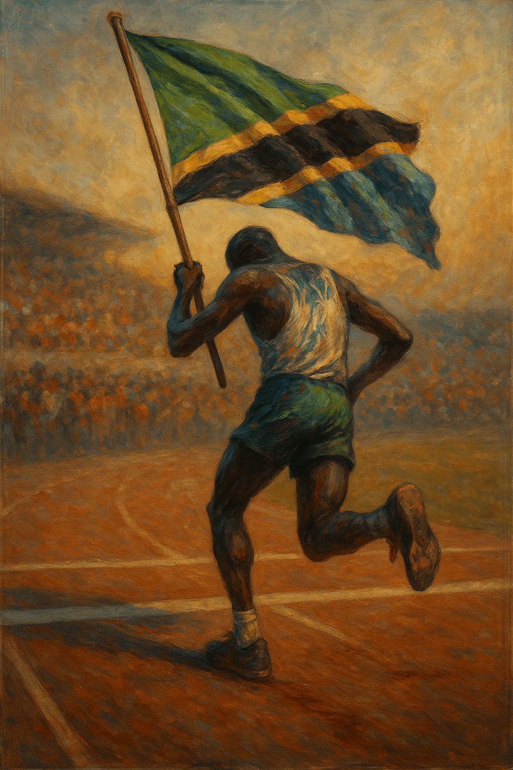 CARRY THE FLAG TO THE FINISH